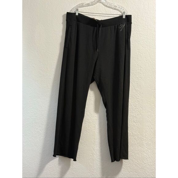 Victoria's Secret Sport Fleece Slouchy Jogger Women's Size 2x New beaded V - Picture 1 of 3